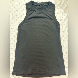 Calia Black Ribbed Tank Top